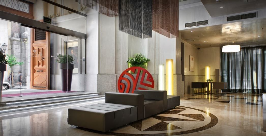 Nh Collection Madrid Palacio De Tepa Exteriör bild Lobby
